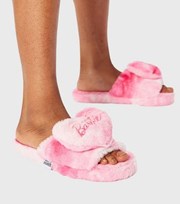 Skinnydip Mid Pink Barbie Slider Slippers